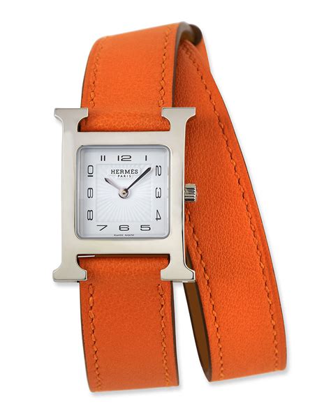 hermes watch 17mm|hermes heure h leather strap.